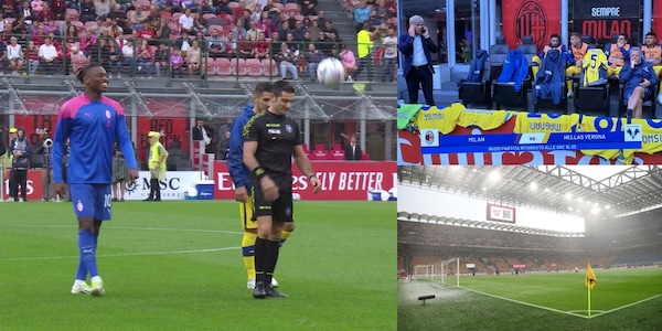Clamoroso a San Siro: la pioggia e la grandine ritardano Milan-Verona!