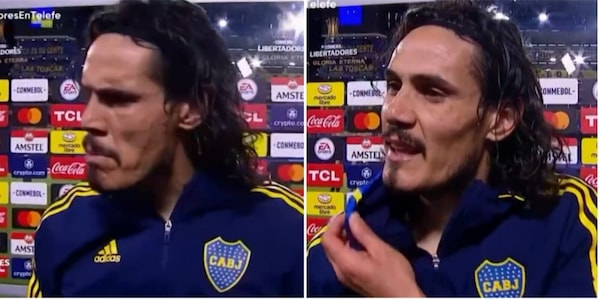 Cavani sbaglia un gol clamoroso e sbotta per una domanda: "Questo sembra a te”
