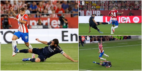 Real Madrid, Nacho impazzisce: entrata killer su Portu del Girona