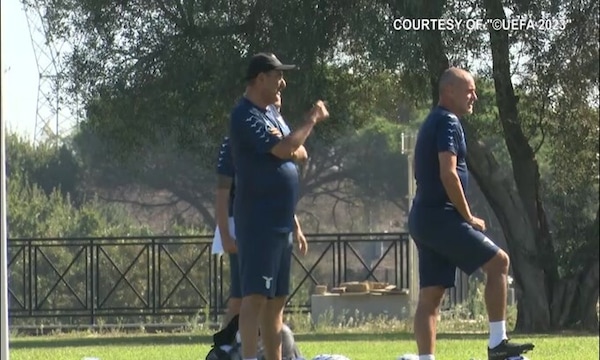 Celtic-Lazio, i biancocelesti si allenano a Formello