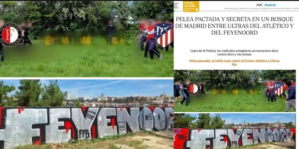 Clamorosa rissa organizzata tra tifosi del Feyenoord e dell’Atletico Madrid