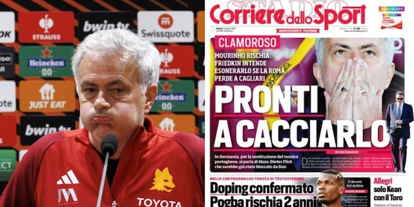 Mourinho, Roma sotto shock: rivivi la giornata in diretta