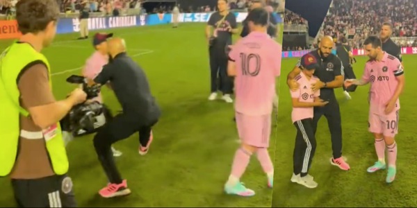 Messi e il bel gesto del bodyguard ex Navy Seal che lo segue come un’ombra
