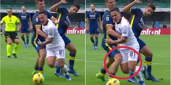 Contatto netto su Raspadori, poteva starci il rigore per il Napoli a Verona