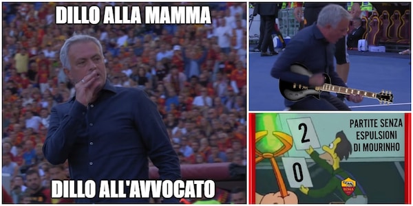 Roma-Monza è Mourinho show: tifosi scatenati sui social