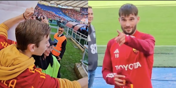 Aouar, che regalo al bambino dopo Roma-Monza: le immagini inedite