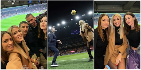 Elodie e Diletta Leotta fanno impazzire San Siro e... Stramaccioni!