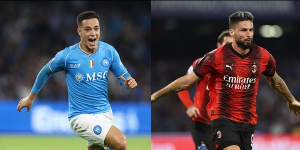 Napoli, tieniti stretto Politano e Raspadori. Milan, tieniti stretto Giroud (ma Leao dov'è?)