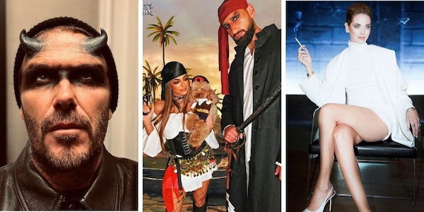 Da Beckham e Donnarumma a Ilary Blasi e i Ferragnez: tutti pazzi per Halloween!