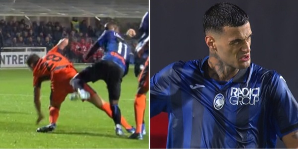 Pavard, bruttissimo infortunio al ginocchio: la reazione shock di Scamacca