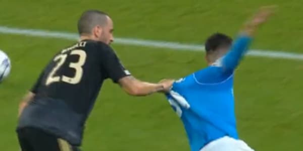 Bonucci e la trattenuta su Raspadori: "Come quella di Chiellini a Wembley"
