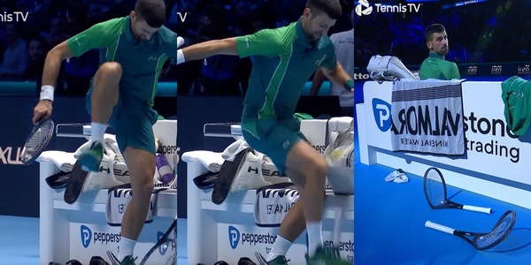 Djokovic ci ricasca, il brutto gesto poi le scuse ai bambini: “Sono umano”