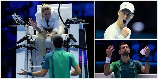 Sinner show alle Atp Finals: Djokovic protesta, il pubblico lo fischia