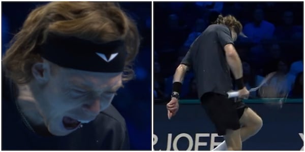 Rublev perde la testa contro Alcaraz: sangue nel match alle Nitto Atp Finals