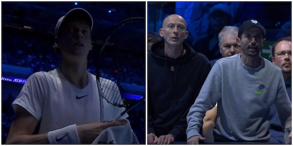Il coach di Sinner e la frase urlata su Medvedev durante la semifinale alle Finals
