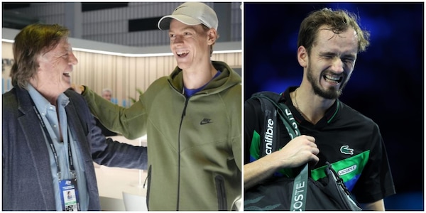 La gufata di Panatta a Medvedev in diretta tv è decisiva per Sinner: il video è virale