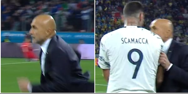 Spalletti impazzisce dopo Ucraina-Italia: corre da Scamacca per un motivo