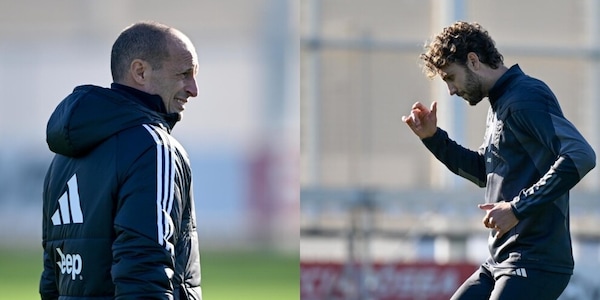 Juventus, l'allenamento: Allegri ritrova Locatelli