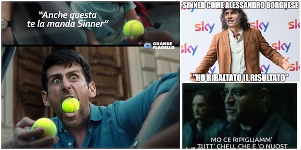 "Djokovic, questa te la manda Sinner": la Coppa Davis fa scatenare i social