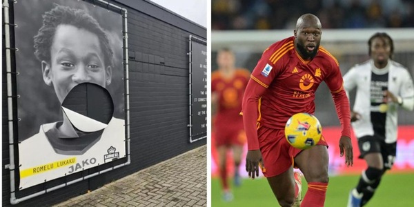 Lukaku, brutta sorpresa: vandalizzata una sua immagine, cosa è successo