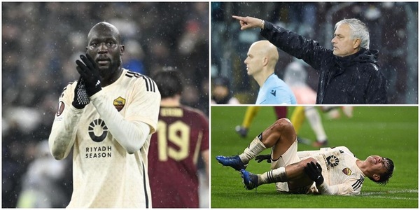 Servette-Roma 1-1: Lukaku non basta, Mourinho rimontato sotto la pioggia