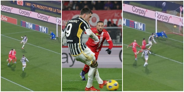 Di Gregorio mura Vlahovic: rigore parato con due interventi strepitosi