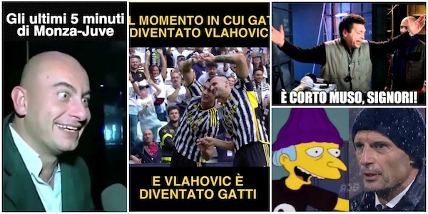 "Allegri primo, è cortomuso signori!": Monza-Juve scatena i tifosi