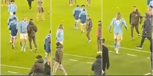 Haaland e Lo Celso, rissa in campo dopo City-Tottenham: Guardiola reagisce così
