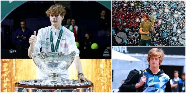 Sinner nella classifica Atp anno per anno: da numero 1.592 a 4 del mondo