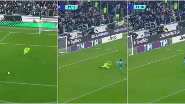 Juve-Napoli, guarda il clamoroso gol sbagliato da Kvaratskhelia