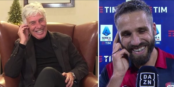 Gasperini e l'elogio a Pavoletti in diretta tv: "Bomber vero". Ma la risposta lo spiazza