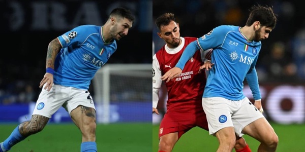Pagelle Napoli-Braga: Politano trascinante, Kvaratskhelia non brilla
