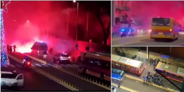 Scontri e violenza: ultras del Catania assaltano pullman dei tifosi del Pescara