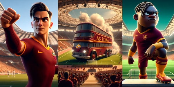 Da Dybala a Lukaku: ecco i giocatori della Roma in versione Disney