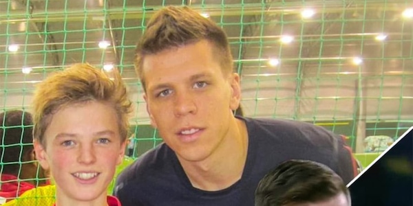 Szczesny e il giovane fan che oggi gioca in Serie A: lo riconoscete?