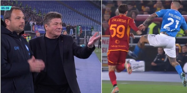 Politano espulso in Roma-Napoli, Mazzarri incredulo: la frase è virale
