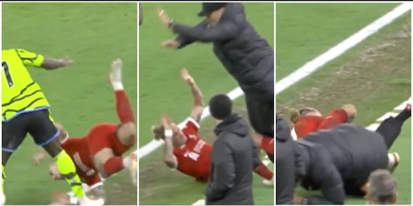 Liverpool: scontro con Klopp, frattura alla clavicola per Tsimikas