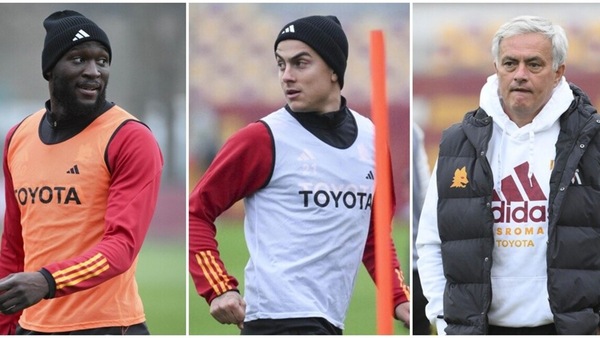 La Roma punta la Juve con Dybala: allenamento in gruppo per la 'Joya'