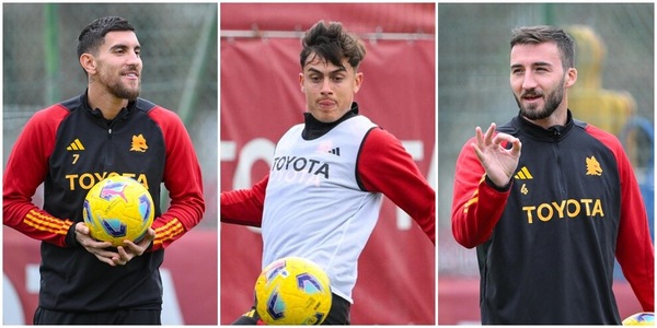 Dybala e sorrisi nella rifinitura: la Roma è pronta per la Juve