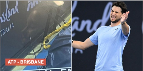 Pazzesco a Brisbane: serpente in campo, interrotta la partita Thiem-McCabe