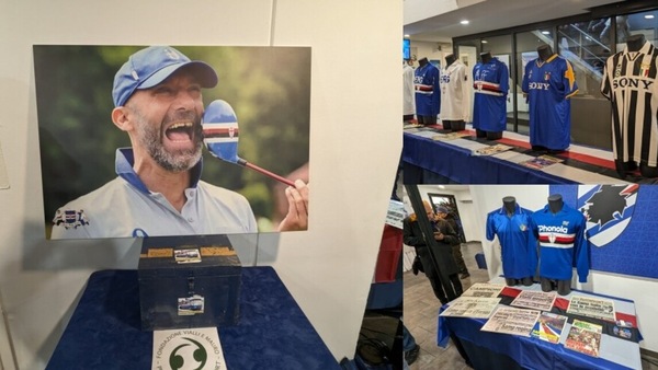 Gianluca Vialli, la mostra allo stadio Ferraris con foto, maglie e oggetti storici