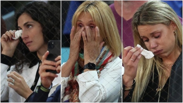 Nadal saluta Madrid, la famiglia in lacrime in tribuna