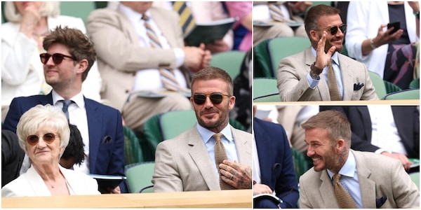 Beckham a Wimbledon con la madre: che eleganza per il match di Alcaraz!
