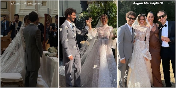 Bagnaia e Domizia Castagnini sposi: tutti i vip presenti al matrimonio a Pesaro