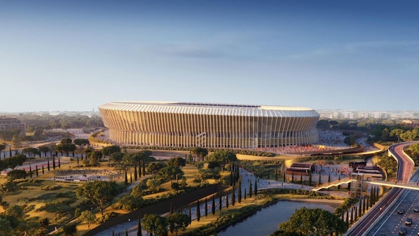 Stadio Roma, le foto dell'impianto di Pietralata