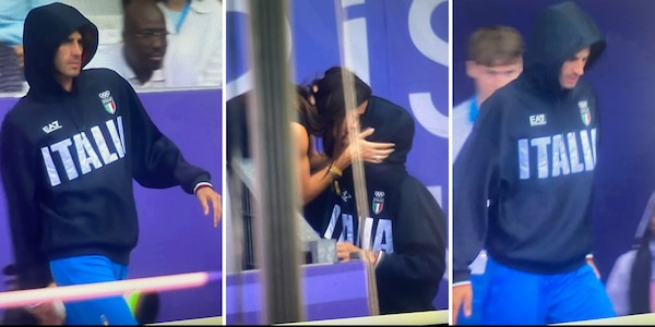 Tamberi distrutto, il bacio alla moglie Chiara è da brividi