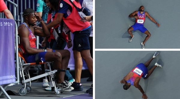 Noah Lyles positivo al Covid si sente male in pista: le FOTO fanno il giro del mondo