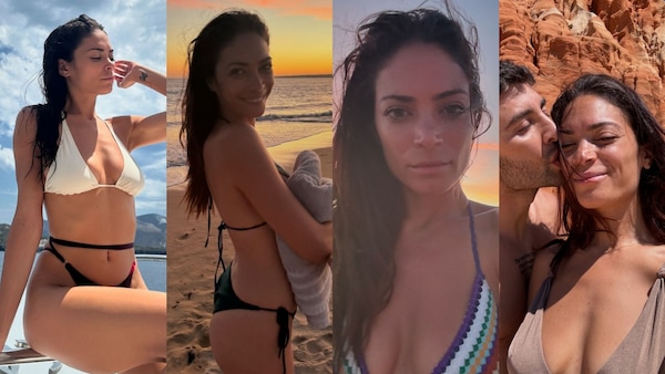 Elodie e la vacanza "rara" con Iannone tra baci e mare al tramonto