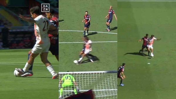 Genoa-Roma, Dybala giù in area dopo un contatto con De Winter: per Giua è tutto regolare