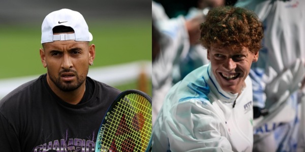 Kyrgios provoca ancora Sinner: il messaggio nel post di Cahill